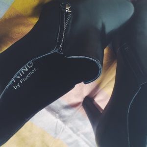 Comfort heels, leather